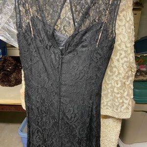 Vintage long black dress